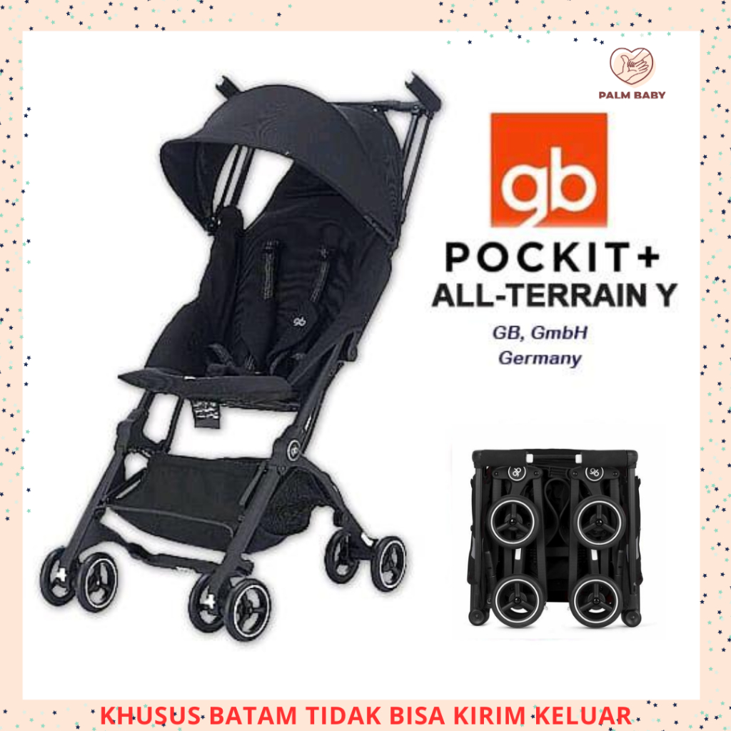 GB Pockit + All Terrain Stroller Kabin Size / Kereta Dorong Anak Travelling / Stroller Baby Pockit /