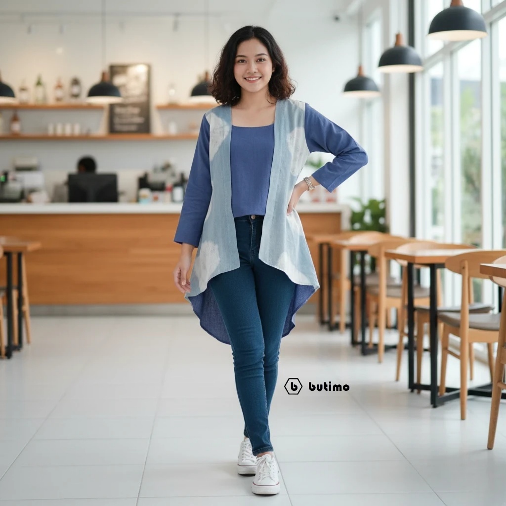 Baju Batik Tulis Wanita - Cardigan Set Kemben - Baju Oter Wanita