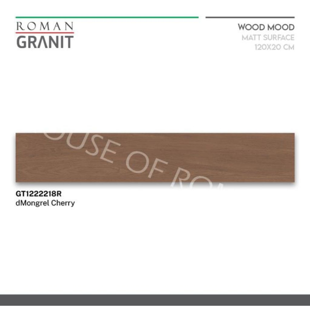 Roman Granit GT1222218R dMongrel Cherry 120x20 / granit kayu / granit kayu murah / roman granit / ro