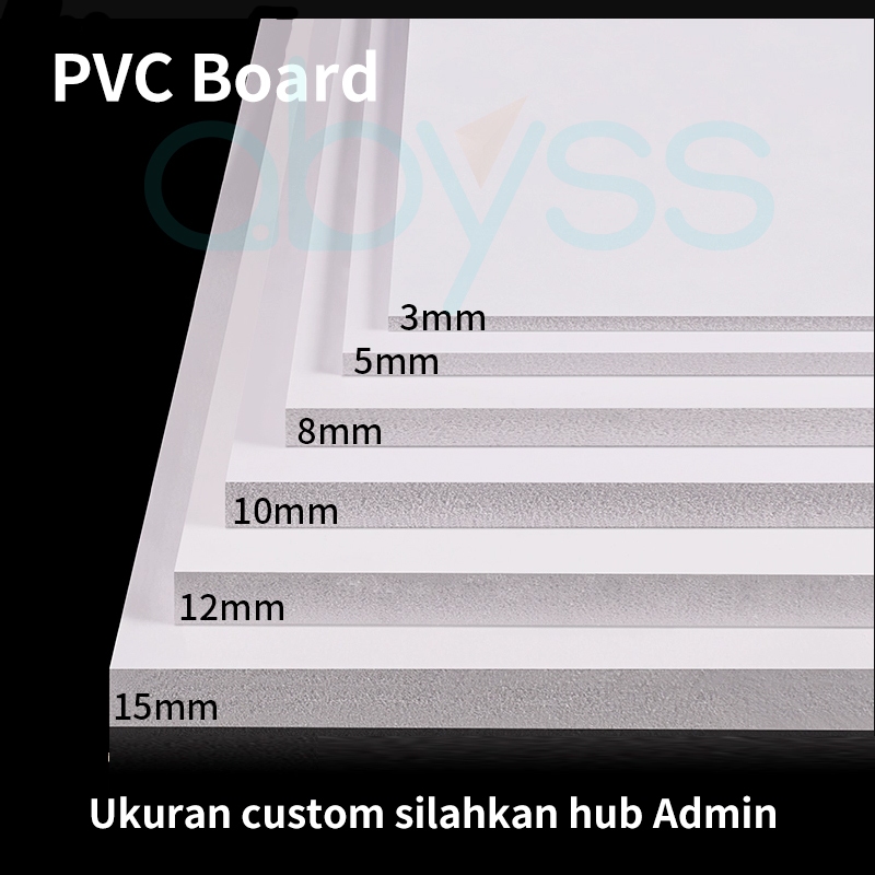 PVC board / PVC foam board / PVC chevron board / PVC LEMBARAN 3mm pvc 5mm pvc 8mm