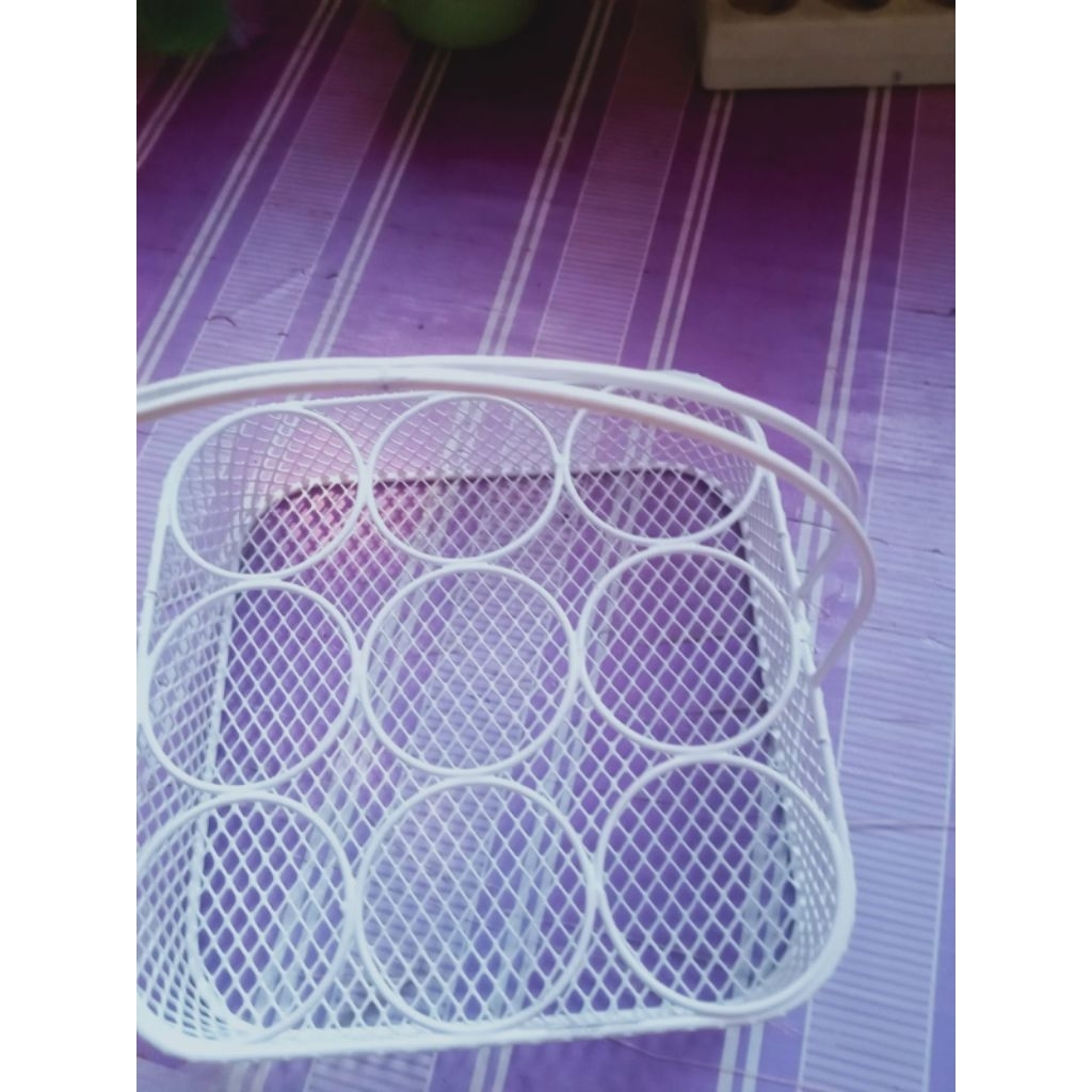 9 lubang KERANJANG AQUA MODEL ANTING ESTETIK