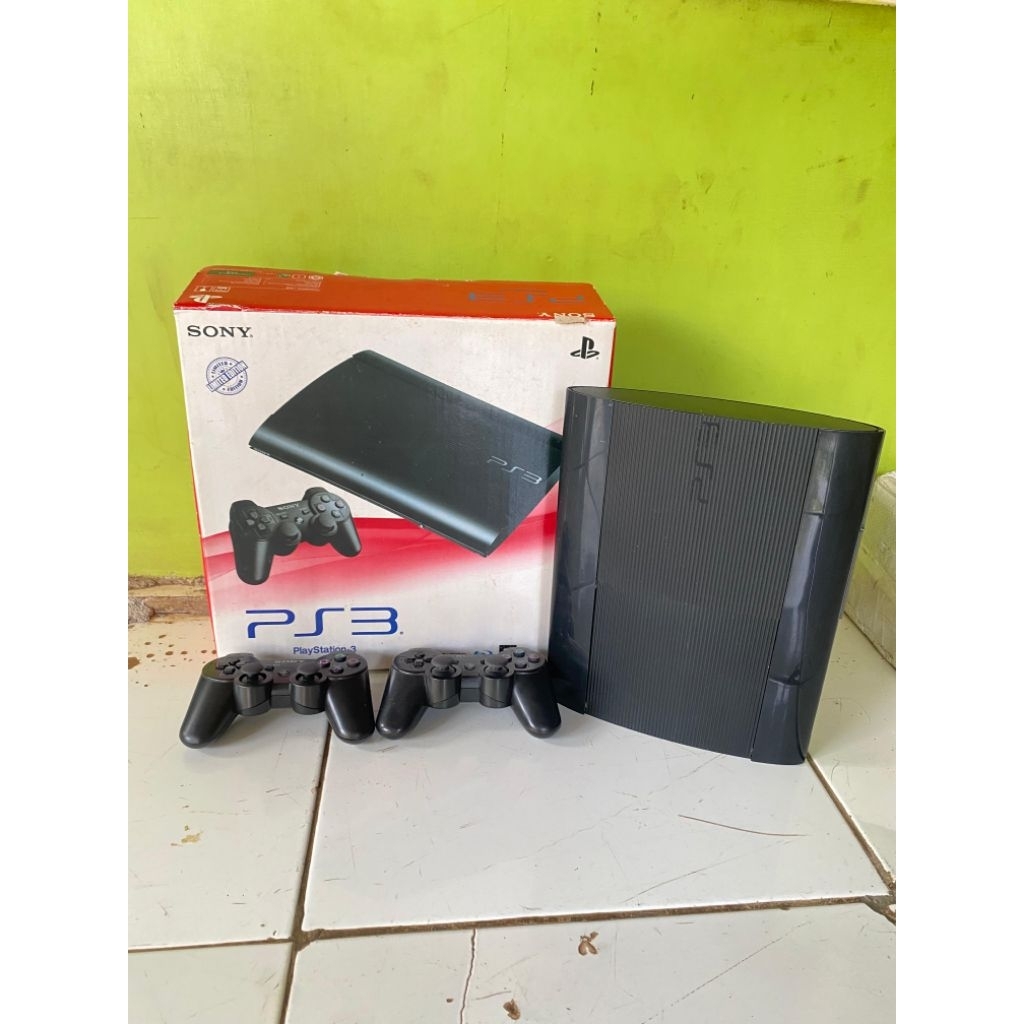 PS3 Super Slim Second Fullgame Like New Seperti Baru