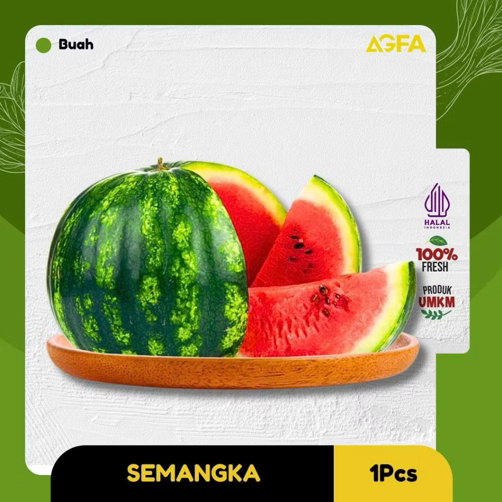 Semangka Segar 1 Buah Utuh – Jual Buah Sidoarjo Surabaya