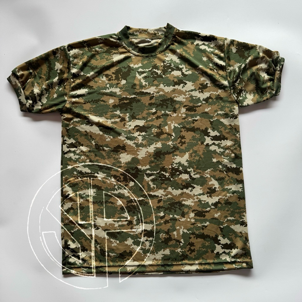 KAOS LORENG PDL TERBARU TNI SAGE GREEN 2025 / HIJAU SAGE
