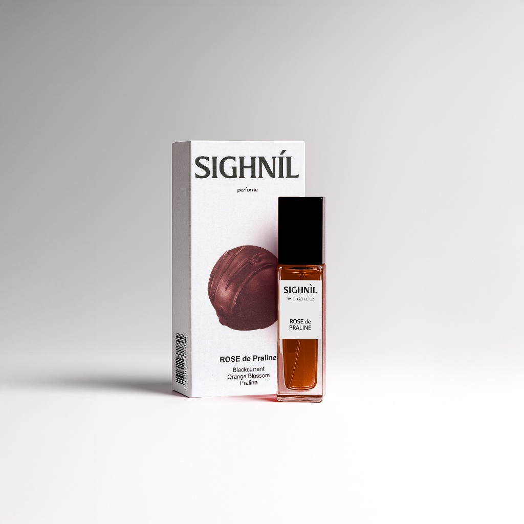 SIGHNIL  Travel Size Perfume 7ml - ROSE de Praline EDP - Parfum Unisex