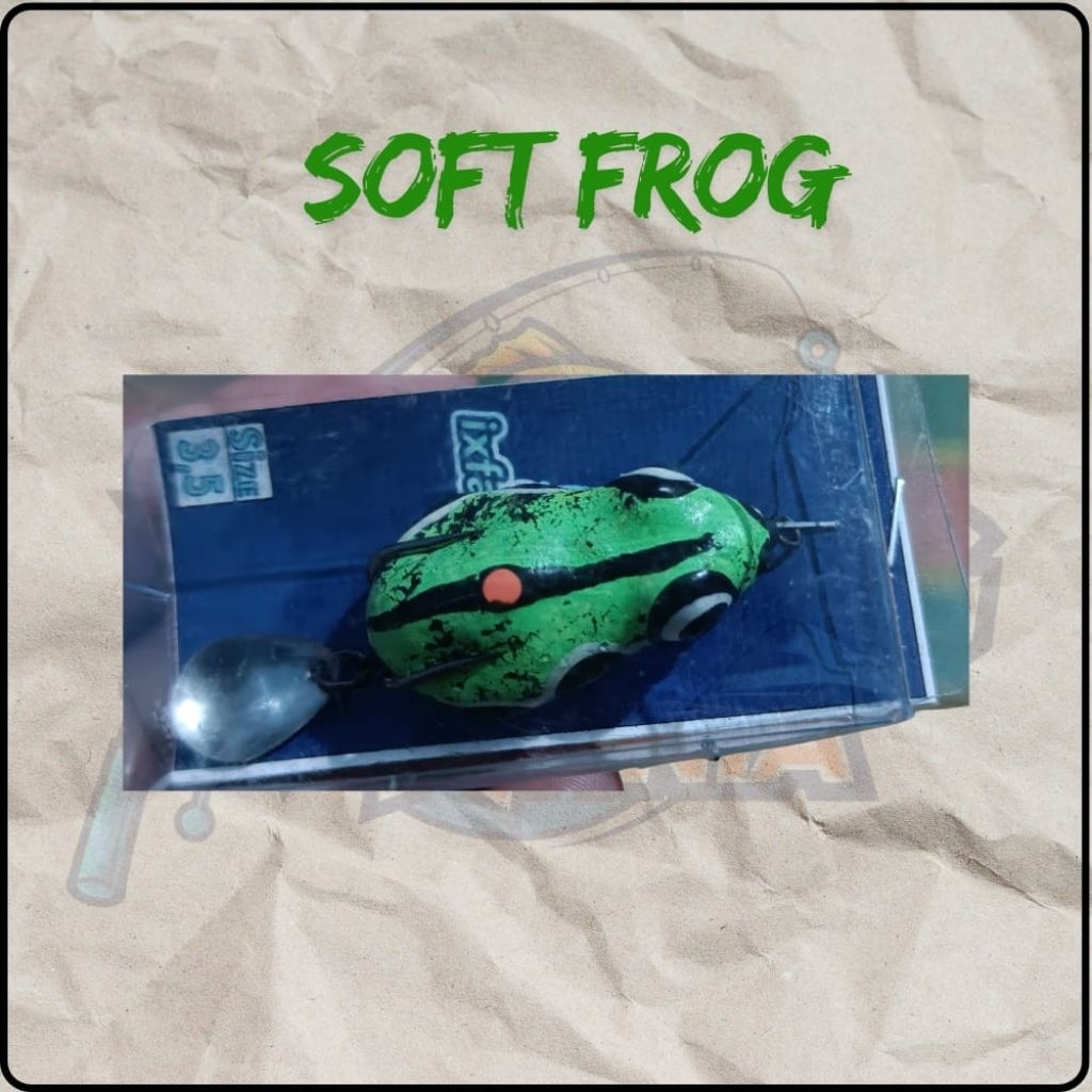 Soft frog Umpan Buatan Cocok untuk Ikan Predator Seperti gabus Dll.
