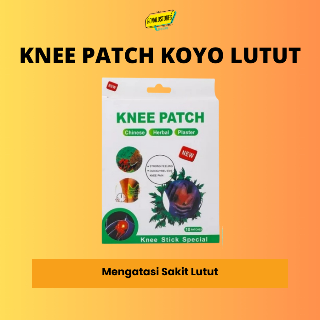 Knee Plaster ekstrak wormwood / koyo lutut sumifun / knee plester