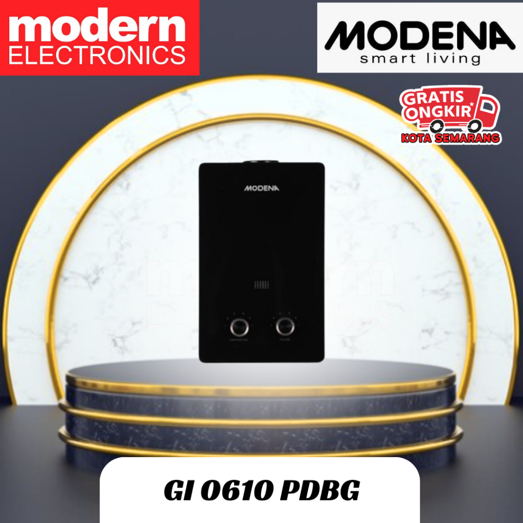 WATER HEATER GAS MODENA 6 LITER  GI 0610 PDBG