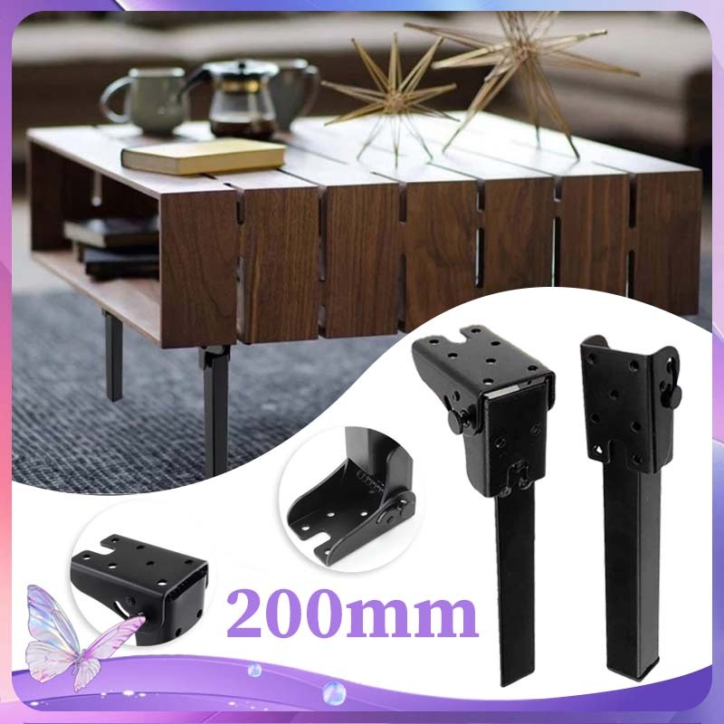 20cm Engsel Kaki Meja Lipat Kaki Meja Lipat Besi Kaki Sofa Lipat Mekanis Kaki Engsel Sofa Besi