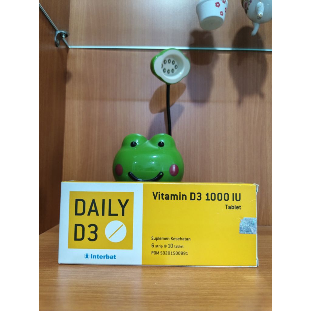 Daily D3 1000 6strip @10 Tablet - suplemen D3 1000 IU