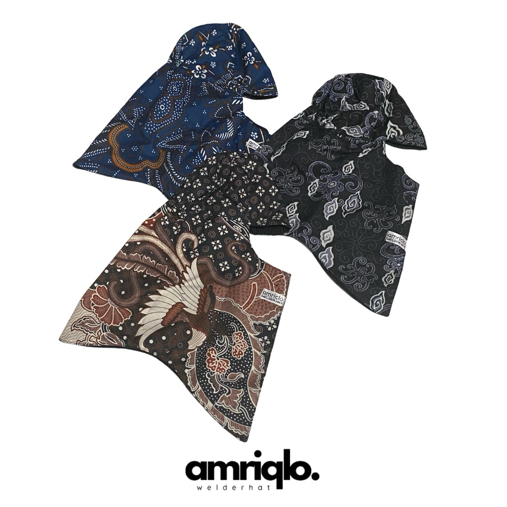 ISI 3 kerpus topi proyek, welder, pemancing BATIK