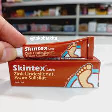 Skintex Cr 5 gram  Obat gatal dan Kaki Bau, gatal sela asli apotik resmi