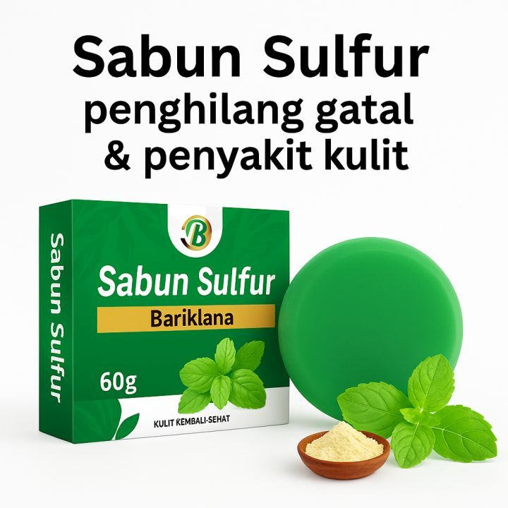 Sabun Gatal Sulfur Untuk Panu Kadas Scabies Jamur Membantu Mengatasi Gatal Tubuh Ampuh Bpom