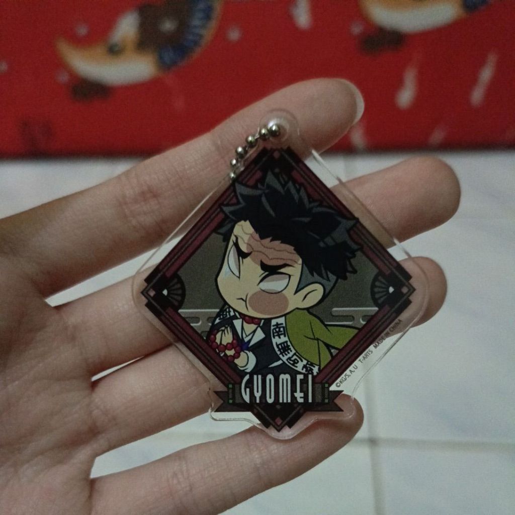keychain acrylic demon slayer himejima gyomei demon slayer kimetsu no yaiba gashapon