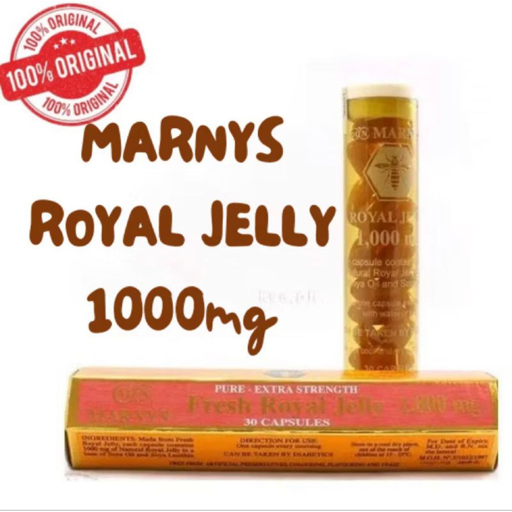 FRESH ROYAL JELLY MARNYS 1000MG ORIGINAL SAUDI 100%