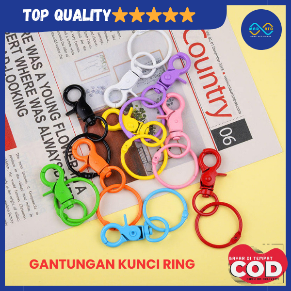 MD Keychain Ring + Lobster Clasp (Ring Gantungan Kunci + Kokot Udang)
