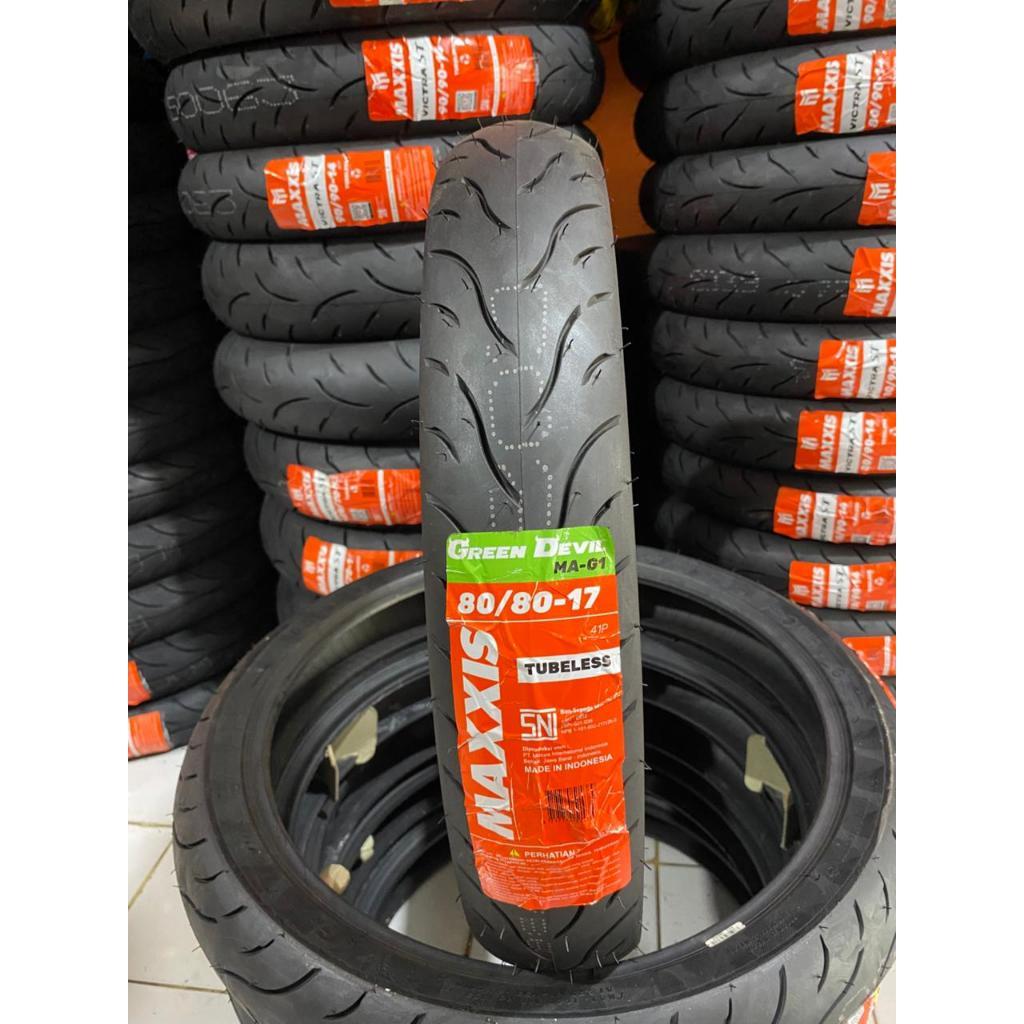 MAXXIS GREEN DEVIL RING 17 / BAN MAXXIS ( 70/90 - 80/90 - 80/80 - 90/80) BAN TUBELESS BAN LUAR / BAN