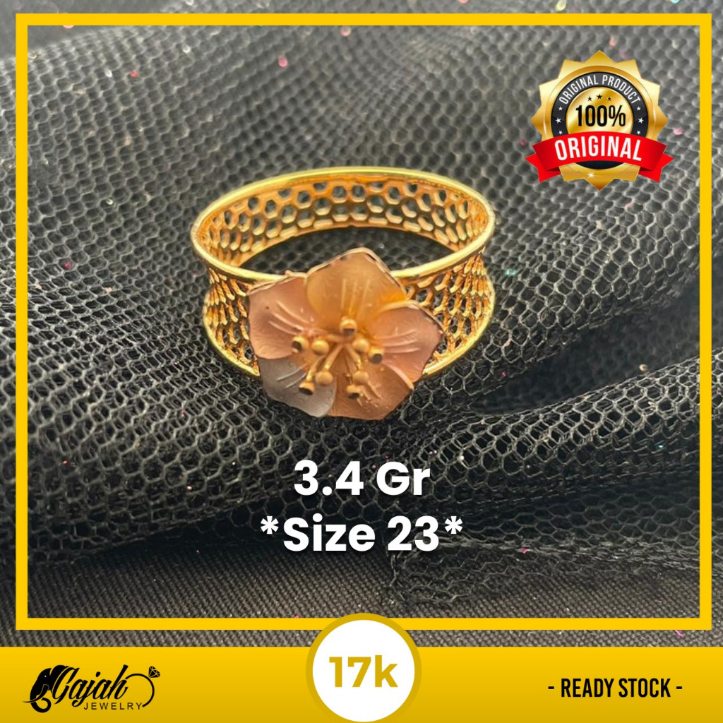 Cincin Emas 17K 3.4 Gram Toko Emas Gajah Online Salatiga 7951