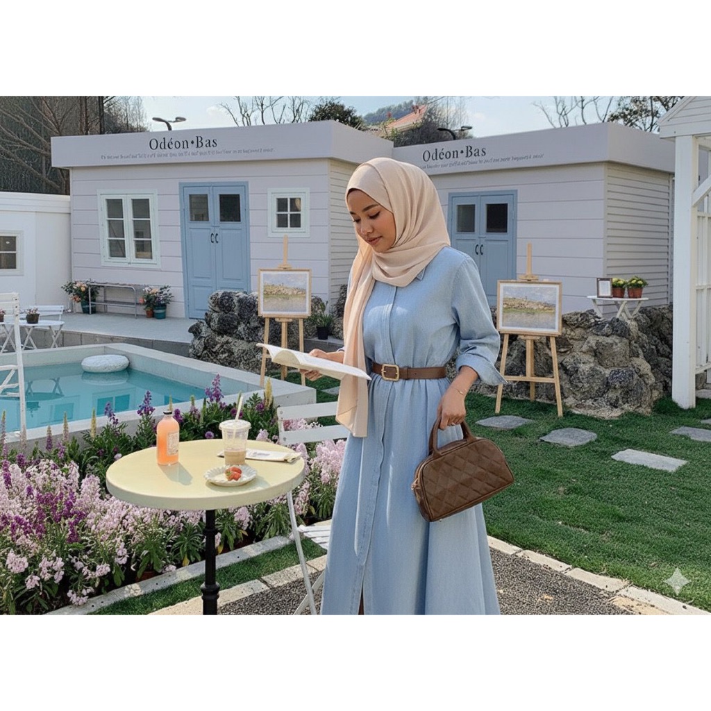 Dress Kaos Tunik Midi PREMIUM IMPORT - Ys