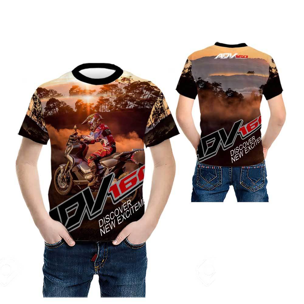 HONDA ADV 160 Kaos Jersey Printing anak Pakai Nama Art 01