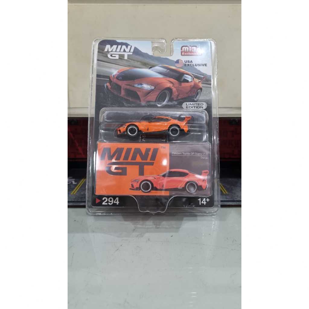 Mini GT 294 Pandem Toyota GR Supra V1.0 Orange