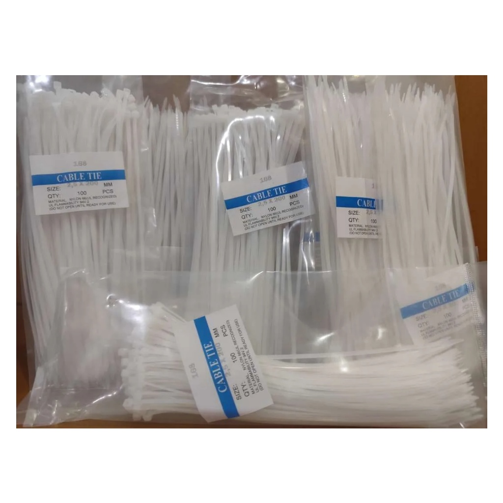 Tali Segel Plastik Kabel Cable Ties Pengikat Kantong Plastik Makanan