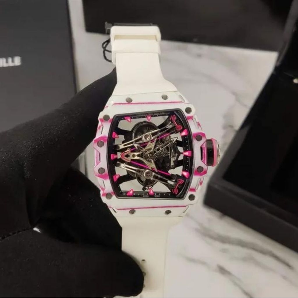 JAM TANGAN PRIA KEREN/JAM TANGAN PRIA SPESIAL/JAM TANGAN RM 38-02 TOURBILLON SELFWINDING DM 41MM