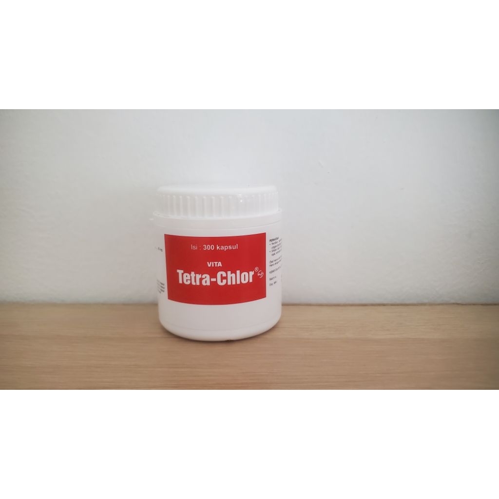 obat ayam snot ngorok crd kapsul / vita tetra chlor isi 300 kapsul