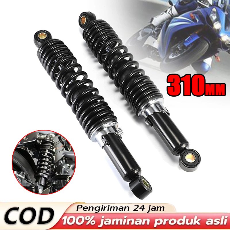 2 Pcs shock breaker Shock breker belakang motor bebek shock angkutan barang berat sok breker 310mm u