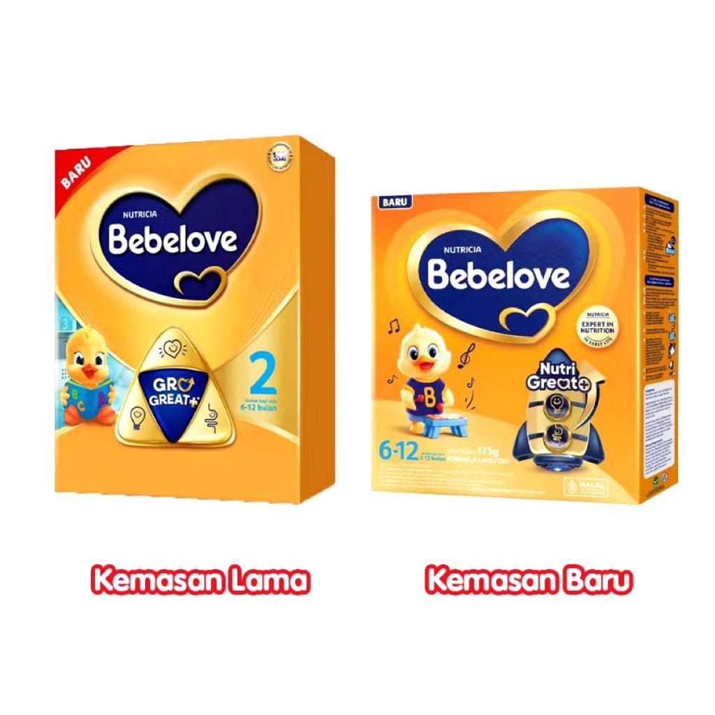 BEBELOVE 0-6 / 6-12 Susu Formula Bayi Usia 0-12 bulan 1800gr