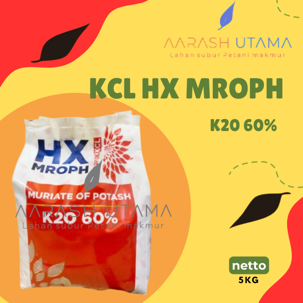 Pupuk KCL HX MROPH Produksi DGW Kemasan 5 Kg