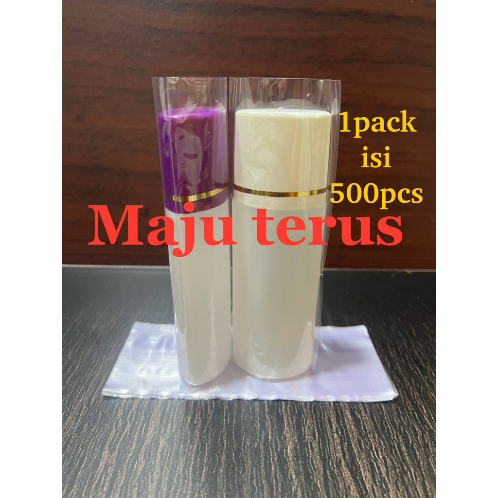 Plastik segel plastik shrink botol putri oval 100 ml (1pack isi 500pcs)