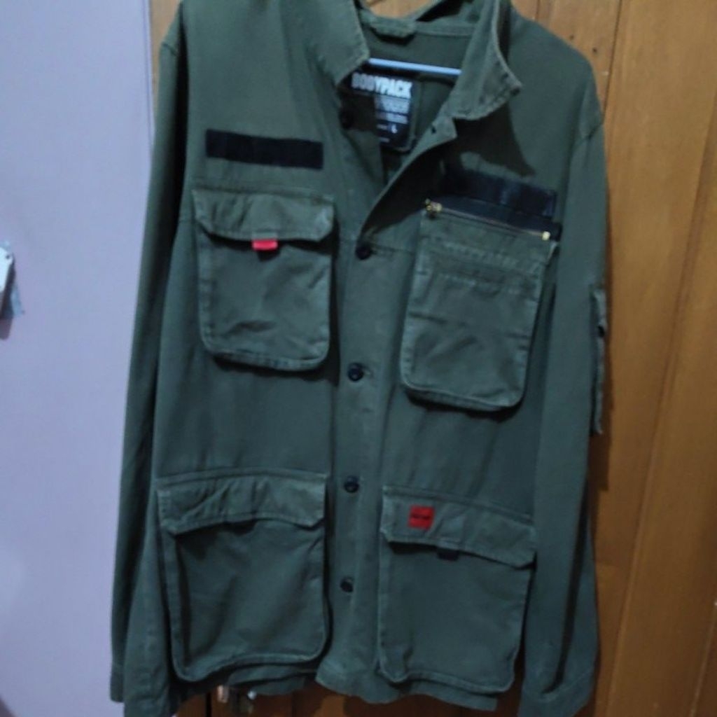 cocok buat berkendara bhn army dr bodypack ori preloved