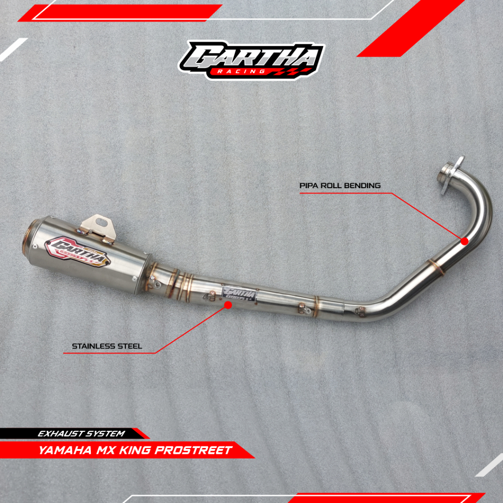 Knalpot MX King Prostreet | Original Gartha Racing