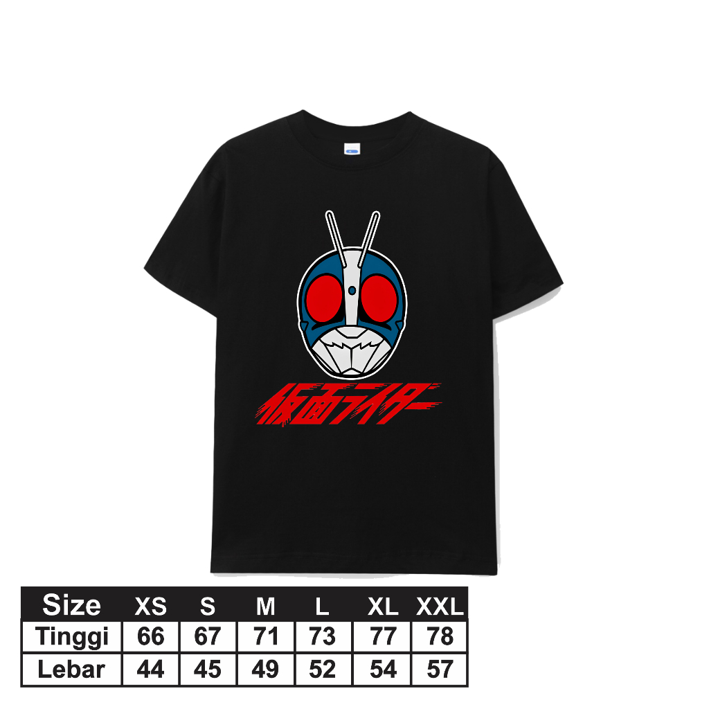 Kaos Kamen Rider RX Bio Original Design | Kaos Tokusatsu Jepang | Kaos Retro Premium