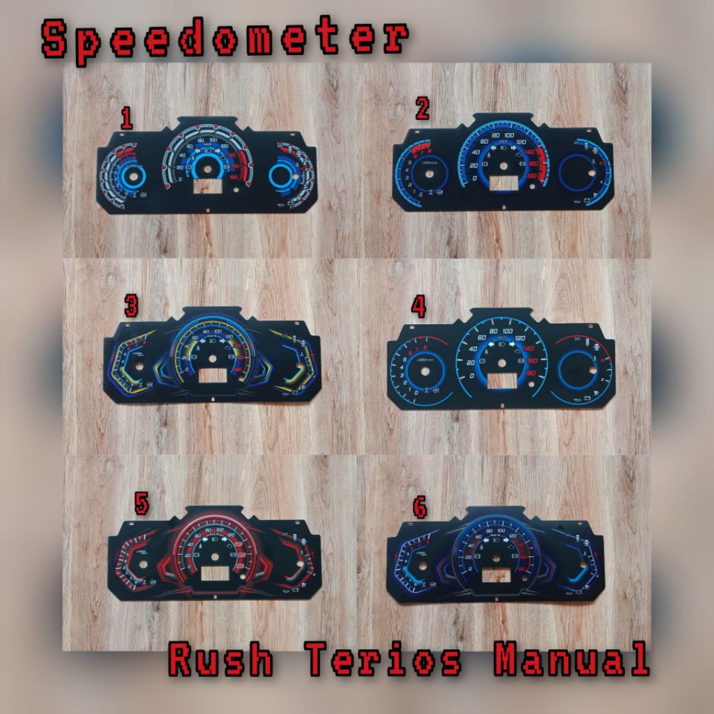 Speedometer Variasi Rush Terios Lama Manual 2006-2017