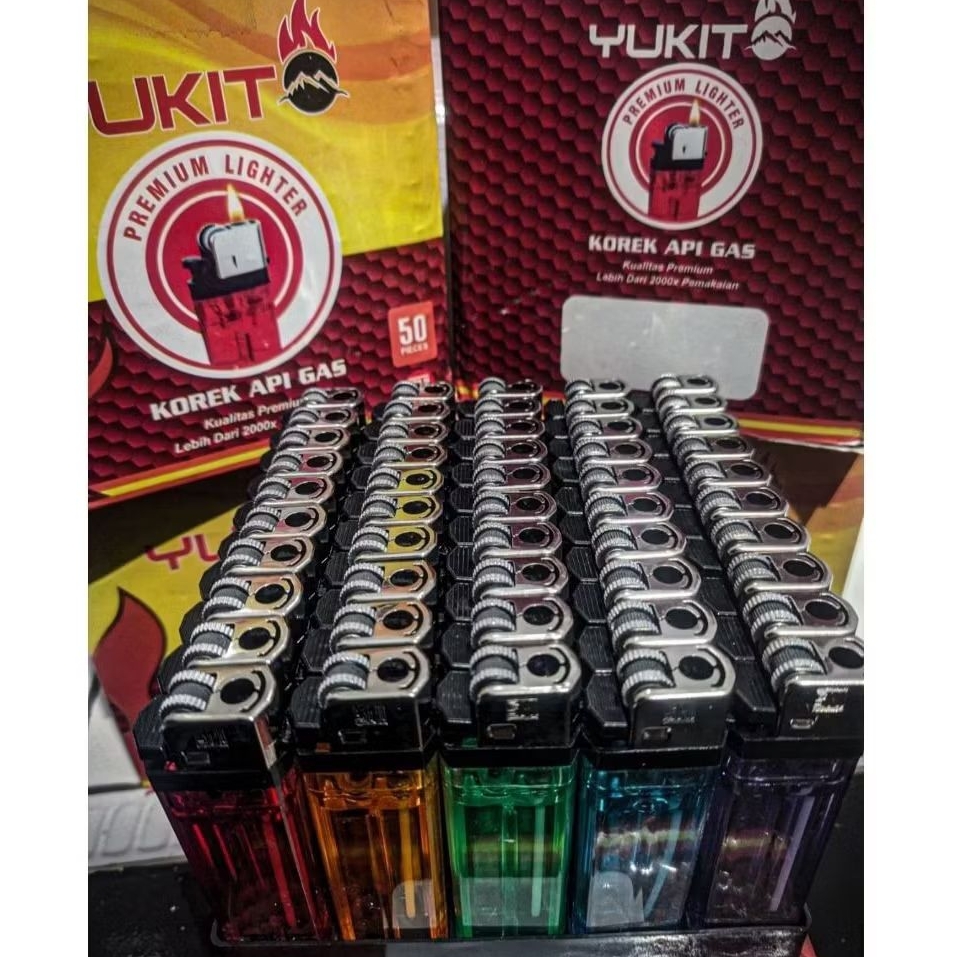 korek gas api yukito, afta dan kobar 1 pak isi 50 pcs kualitas terbaik harga termurah