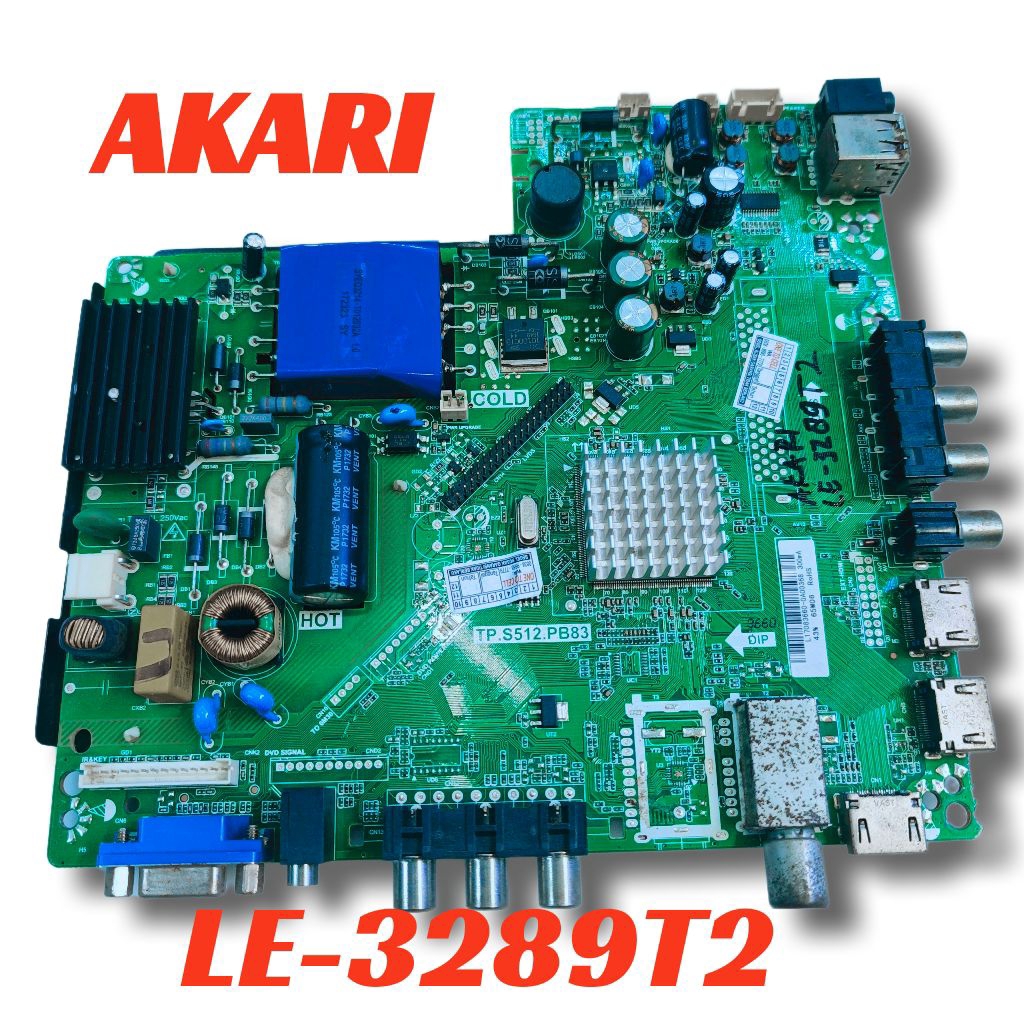 mesin tv akari le-3289t2 - mb akari le-3289t2 - mobi tv akari le3289t2 - mainboard tv akari 3289t2 -