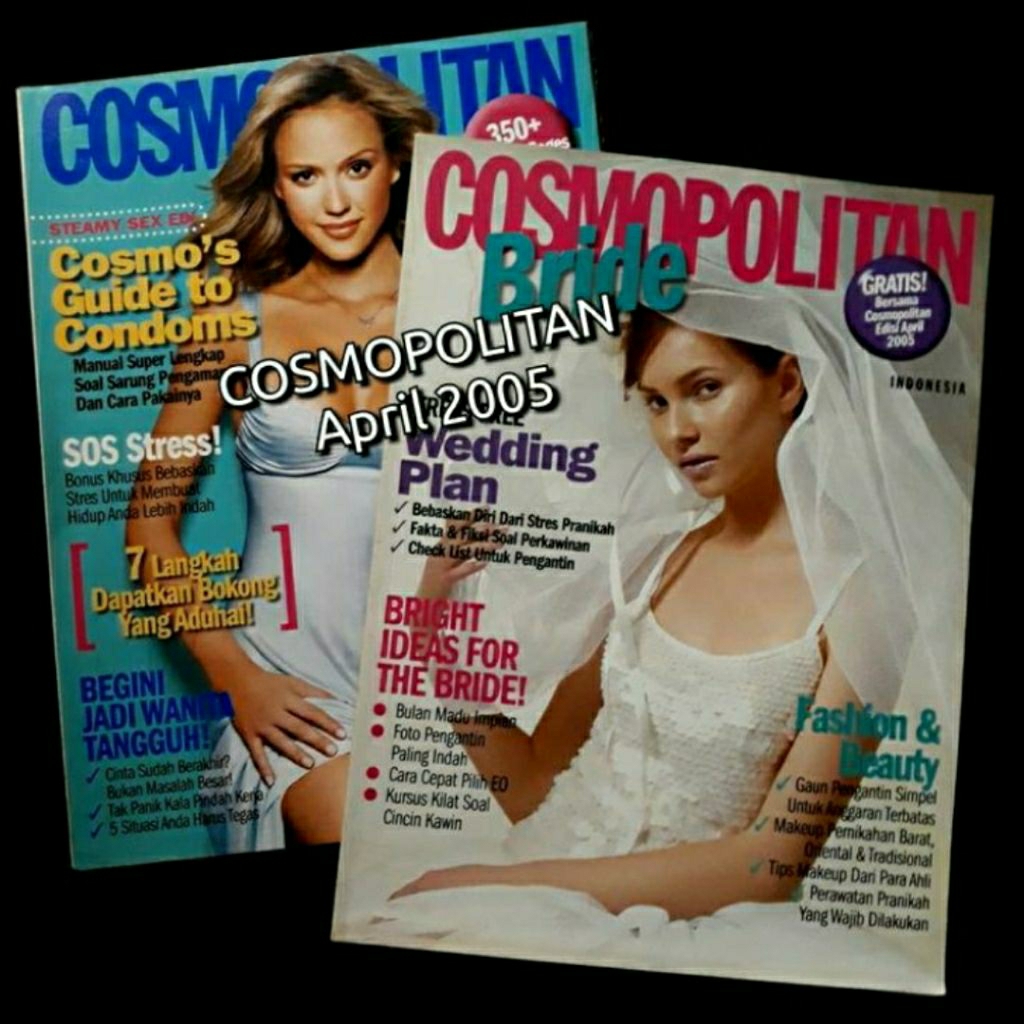 majalah COSMOPOLITAN INDONESIA APRIL 2005 plus free magazine