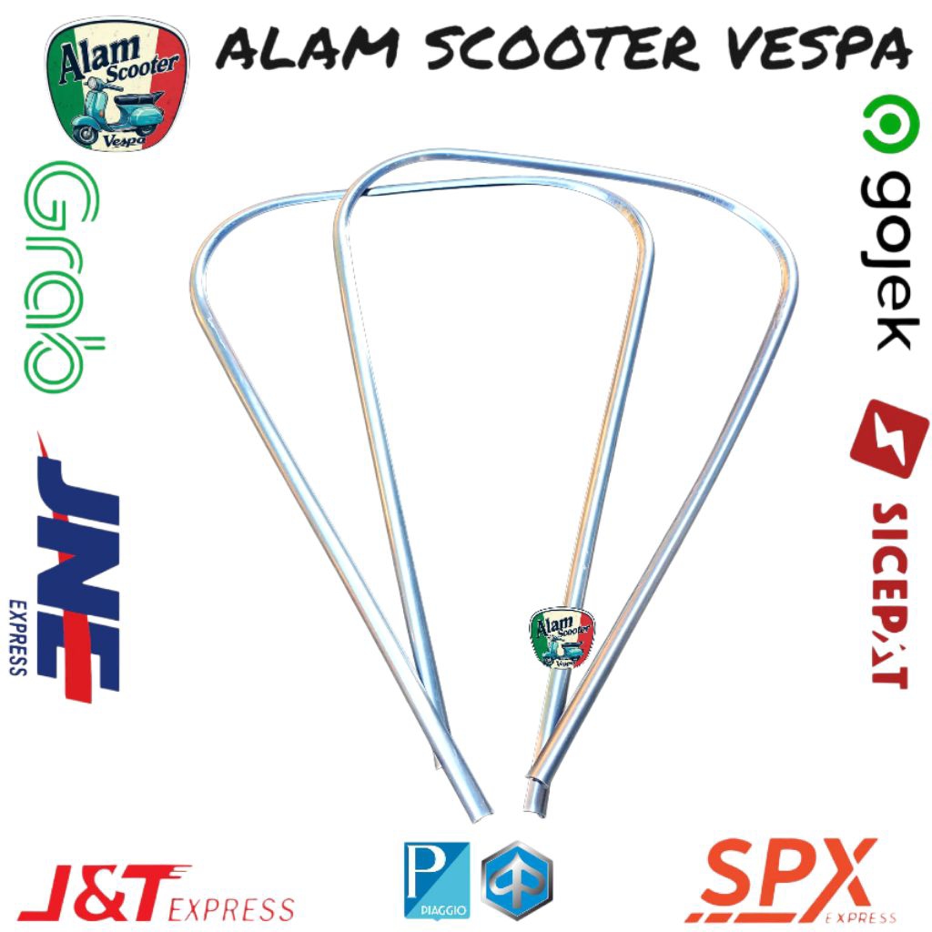 List Lis body sayap vespa super sprint px excel new px exclusive alumunium