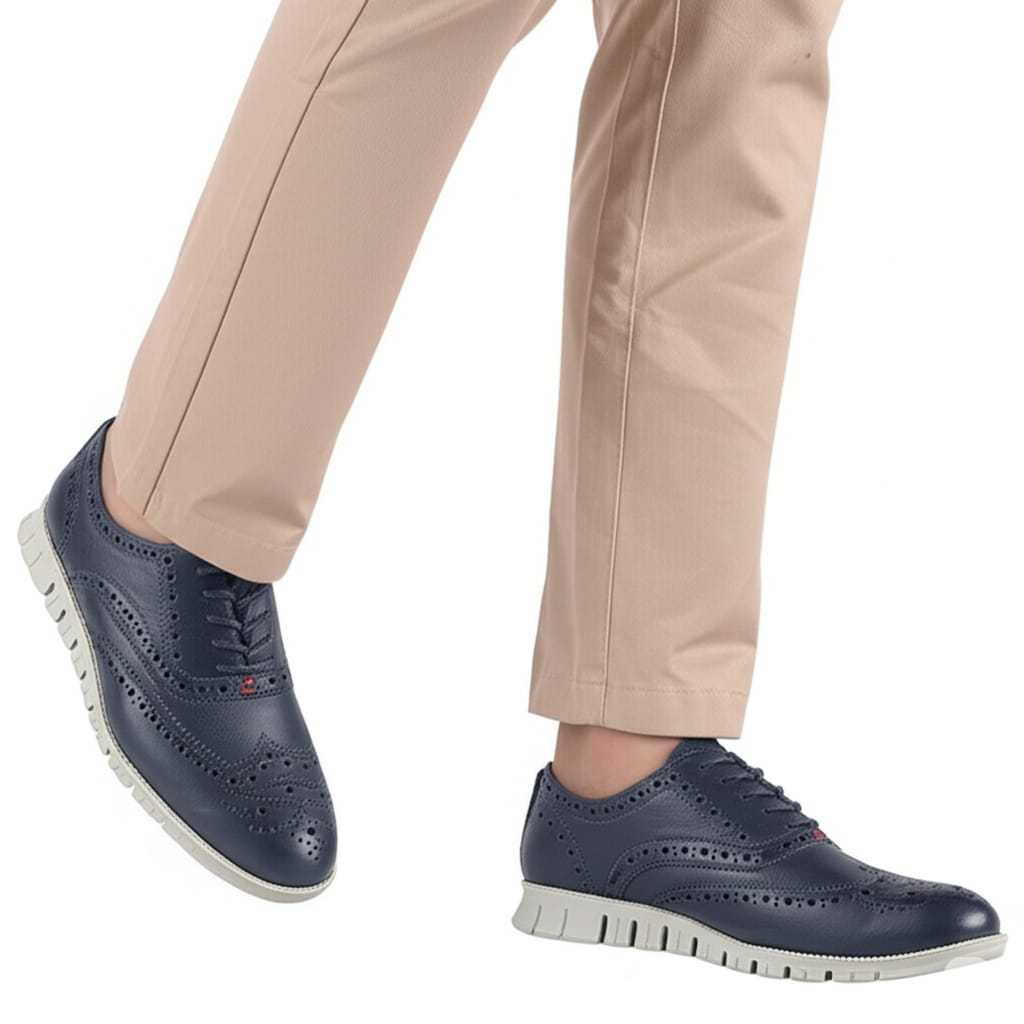 Sepatu Pria Gino Mariani Zenon Navy Original