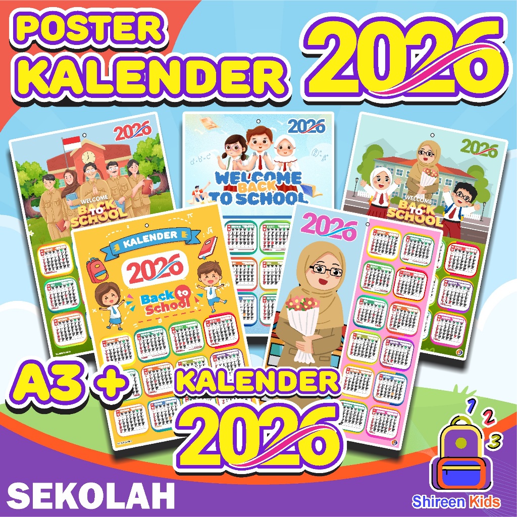 Kalender 2026 || Kalender 2026  Lengkap || Kalender 2026 Murah || Kalender Dinding 2026