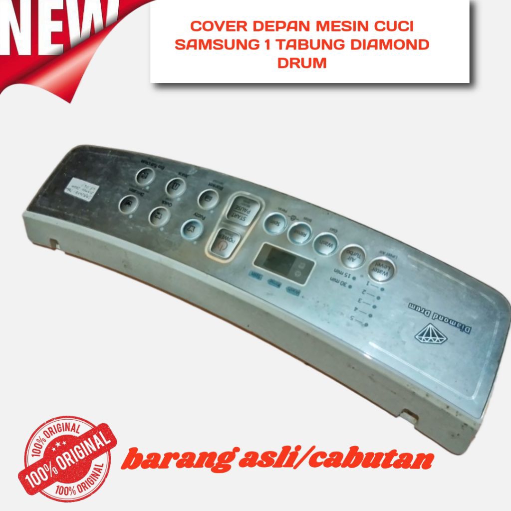 COVER DEPAN MESIN CUCI SAMSUNG 1 TABUNG DIAMOND DRUM
