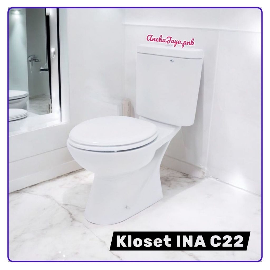 Kloset Duduk INA c22 Dual Flush