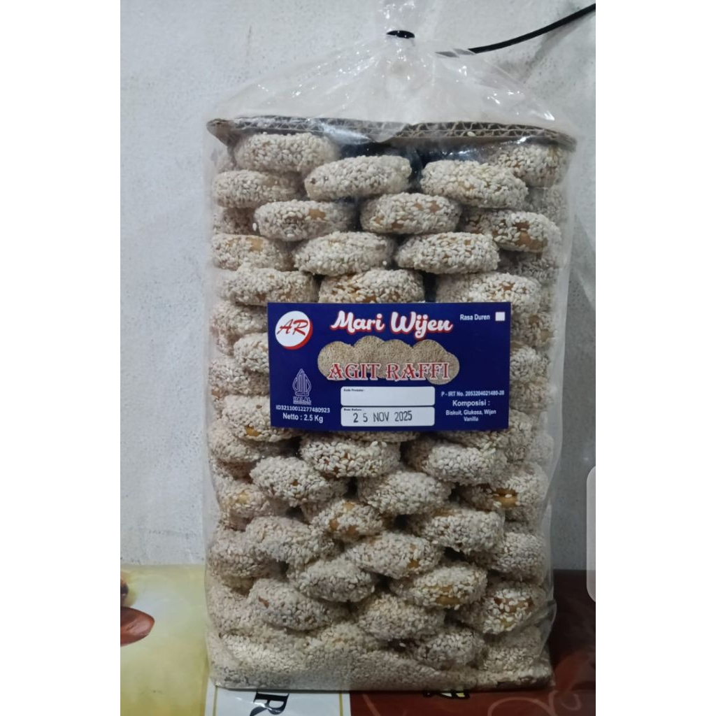 1 ball berat 2 kg kue marie wijen mariwijen enak empuk gurih kue kering kiloan murah Snack/camilan h