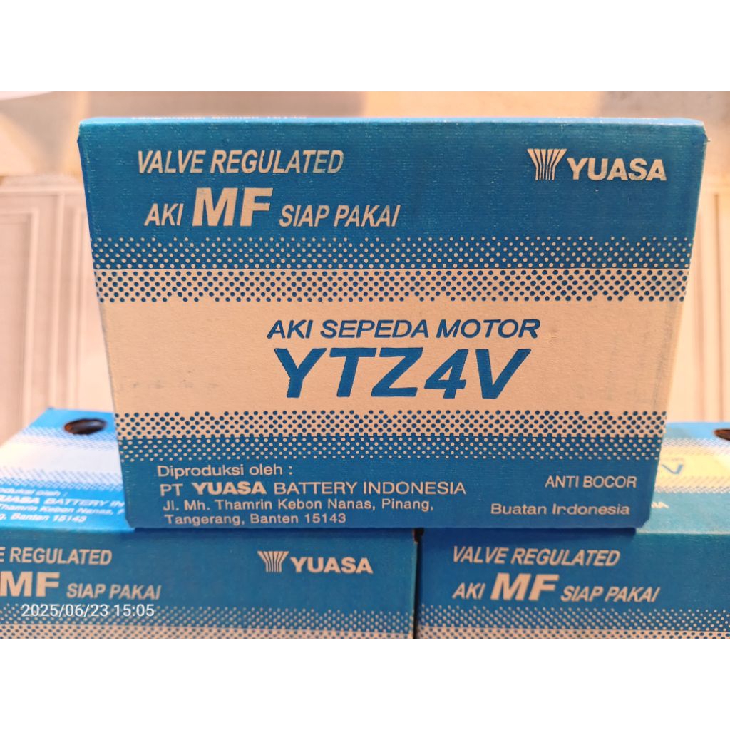 Box aki GS Yuasa ytz4v gtz4v original