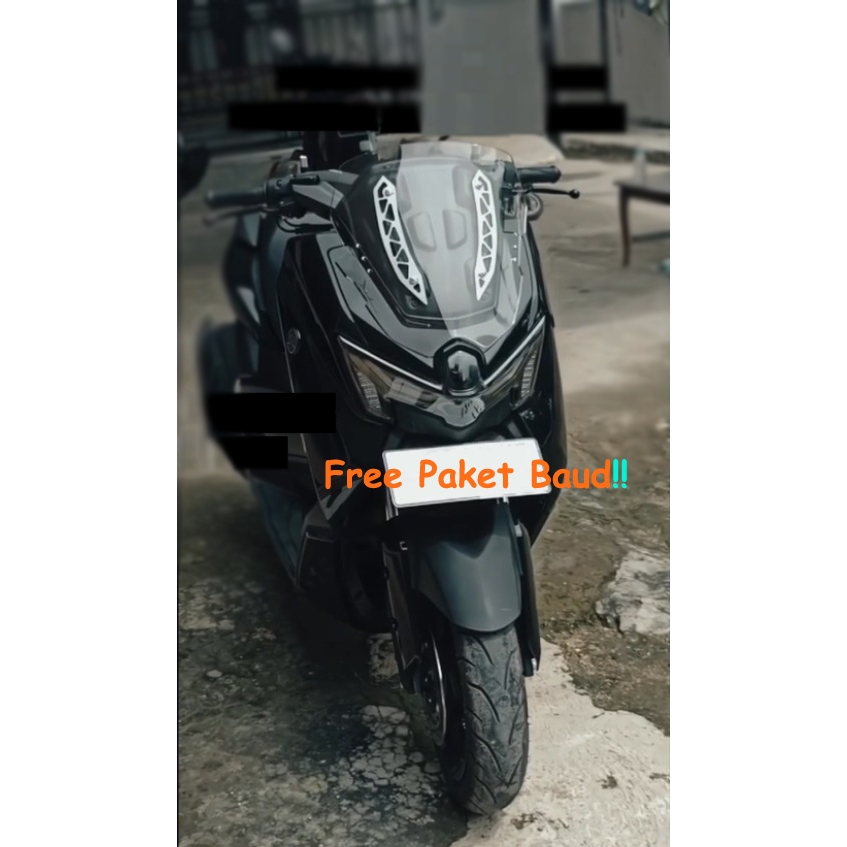 WINDSHIELD NMAX TURBO CYBORG MINI / VISOR NMAX TURBO MINI /AKSESORIES NMAX 2024-2025