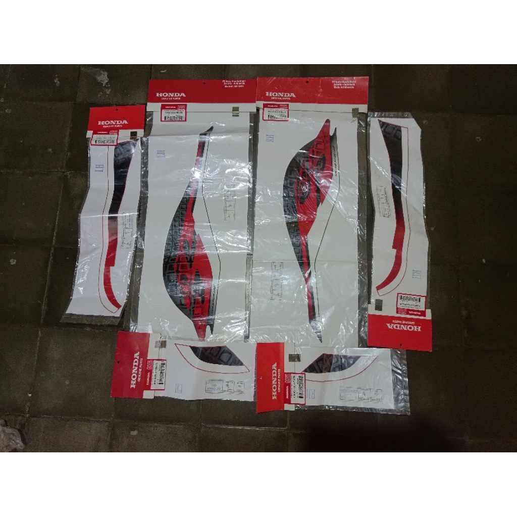 Striping stiker sticker motor Honda scopy Scoopy scopi skopi original ORI baru ahm nos fullset set
