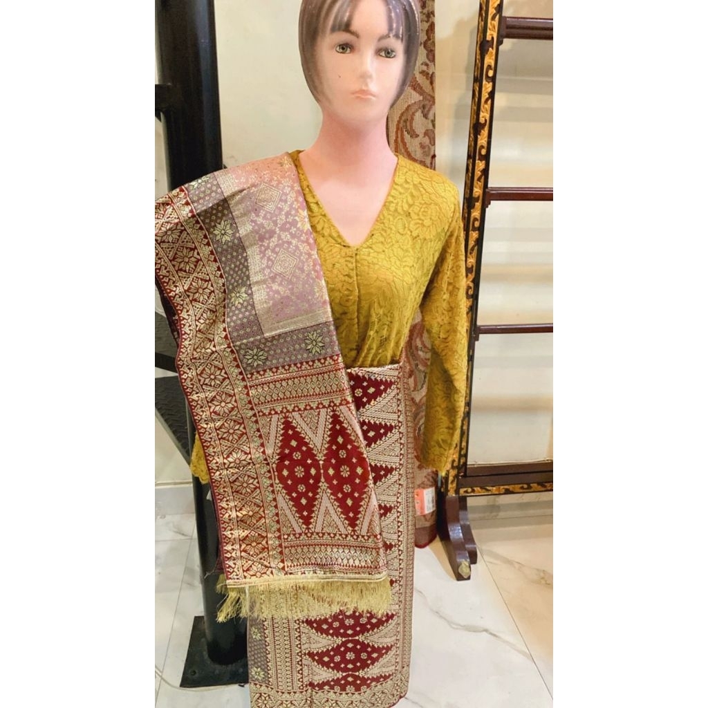 SONGKET MESIN 3 NEGERI LAVENDER