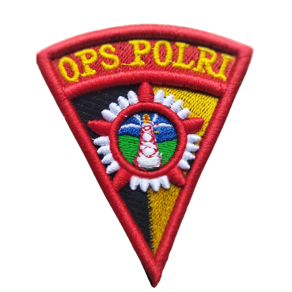 PATCH BED OPS POLRI PDL POLRI BORDIR TIMBUL 3D